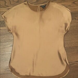 CLUB MONACO Elegant Tan Women's Top. Like new.